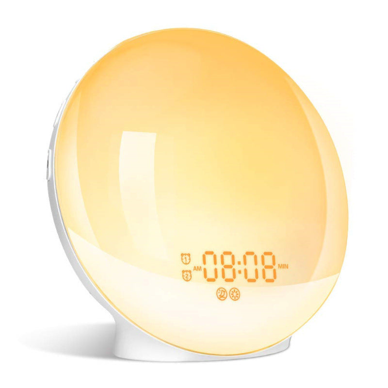 Creative Multifunctional LED Alarm Clock with Sunrise Simulation